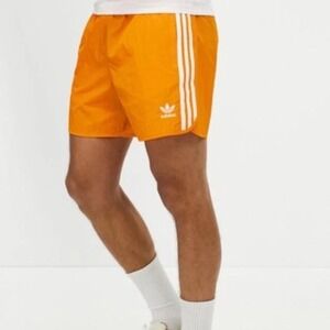 NEW Adidas XS Classics Sprinter Shorts Orange Mens